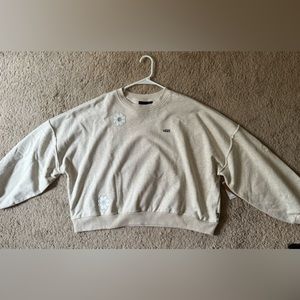 Vans Flower Sweatshirt with relaxed fit